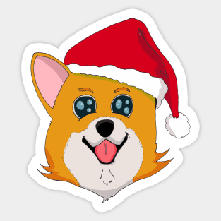 Santa Paws Is Coming To Town Sticker